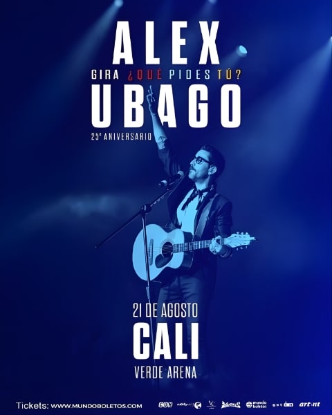 Alex Ubago llega a Cali con su gira