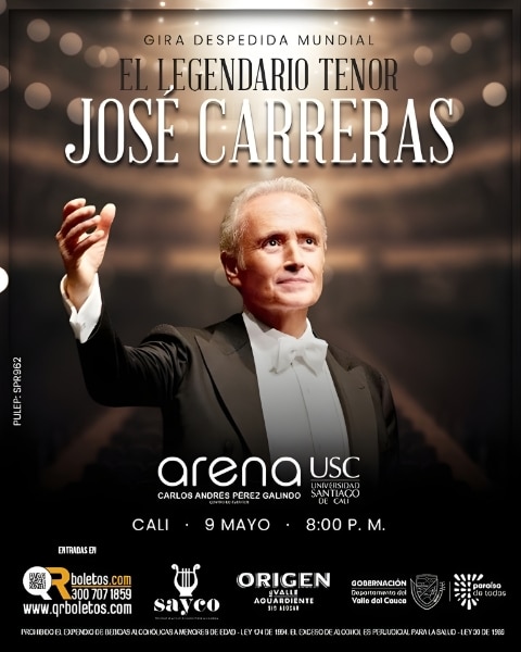 Una leyenda de la ópera se despide… y Cali será testigo.