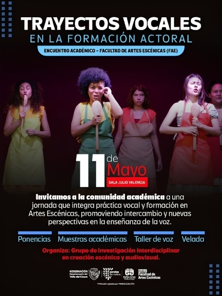 La Facultad de Artes Escénicas invita al Encuentro: TRAYECTOS VOCALES EN LA FORMACION ACTORAL