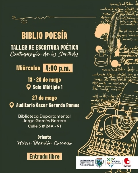 La poesía también es una forma de descubrirse.