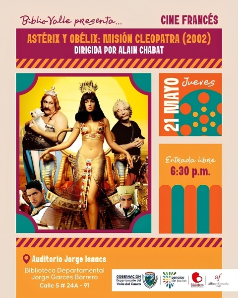 El cine francés llega a BiblioValle con una aventura llena de humor, historia y personajes inolvidables.