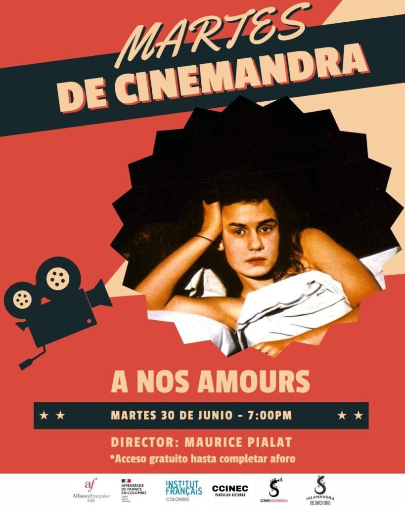 Cine Foro CINEMANDRA Presenta:  A NOS AMOURS