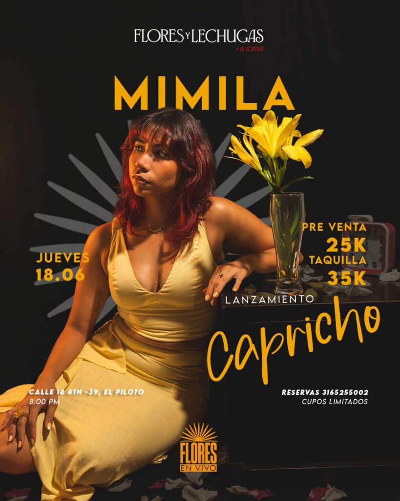 Este 18 de junio, Mimila celebrará el lanzamiento oficial de Capricho, su primer EP