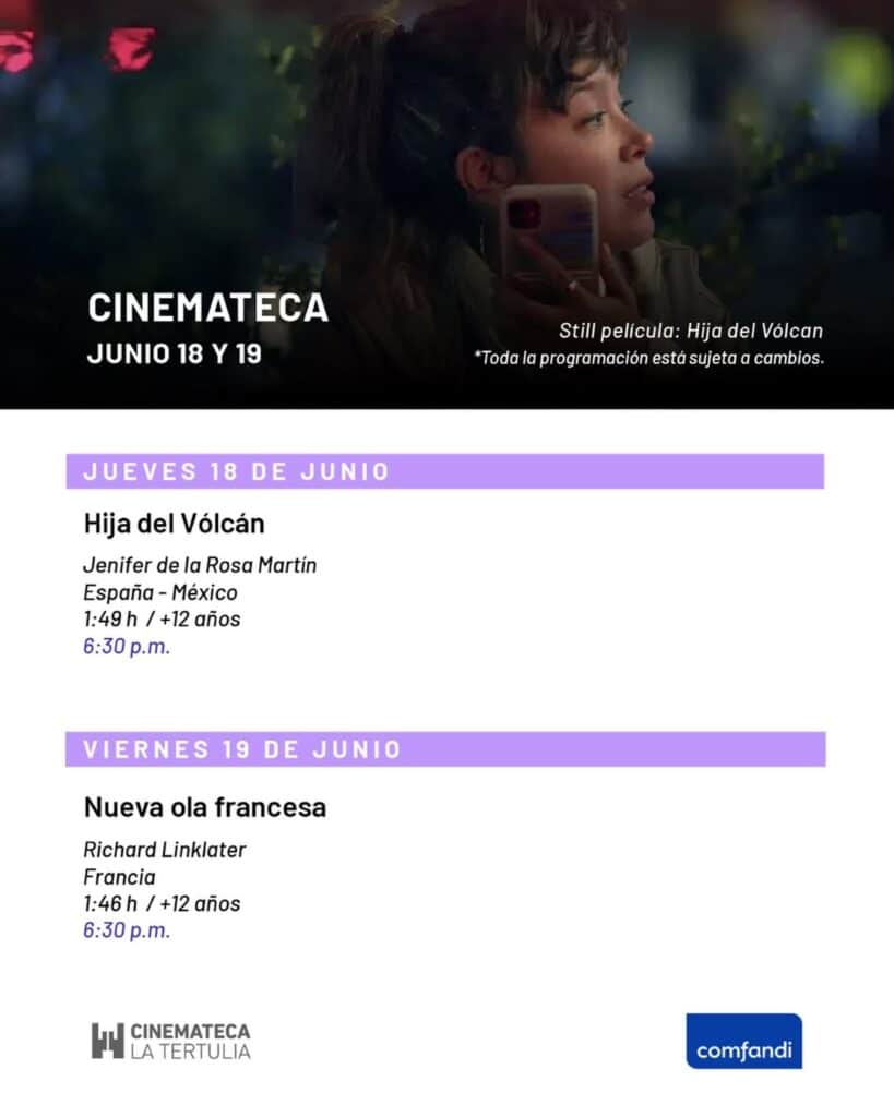 Programacion 18 y 19 junio Cinemateca