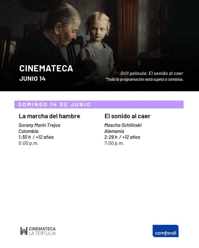 Programación Cinemateca 14 Junio