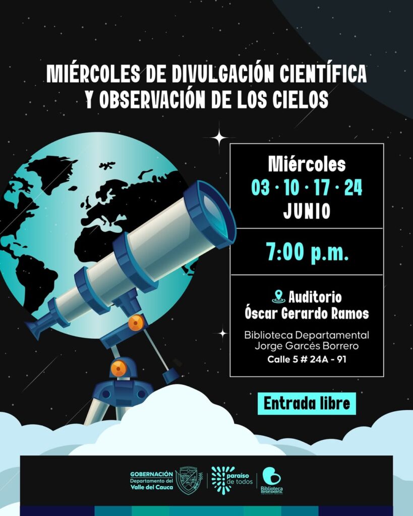 Los Miércoles de Divulgación Científica te esperan en BiblioValle