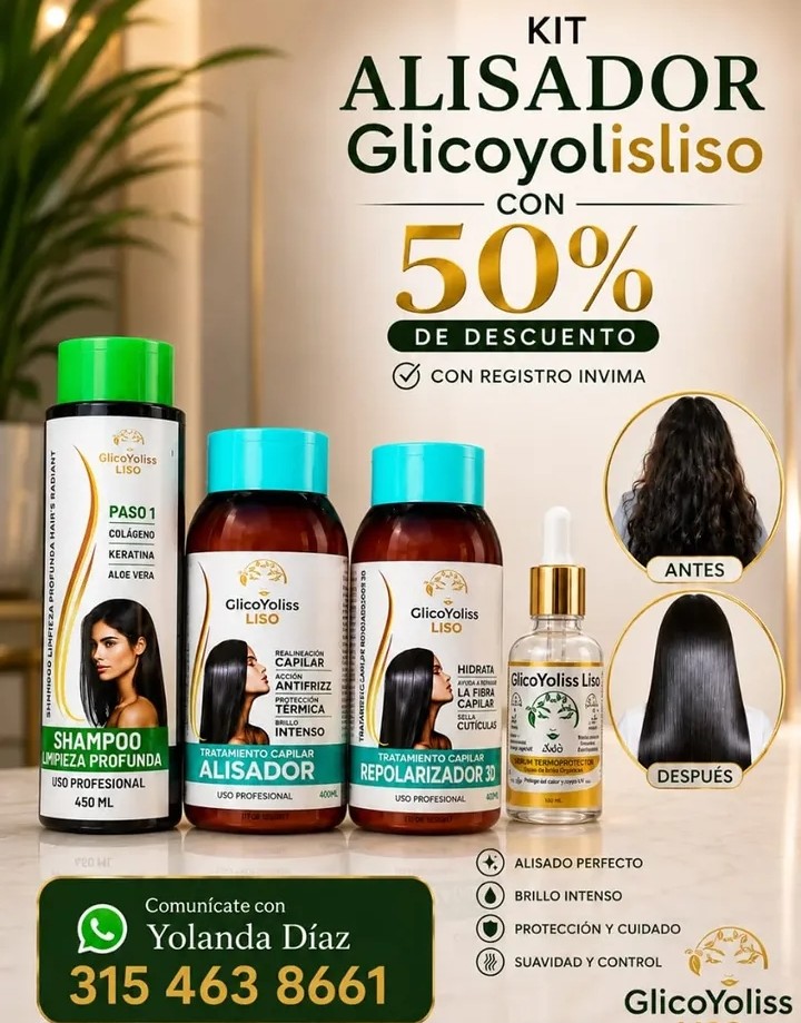 KIt Alisador Glicoyolissliso