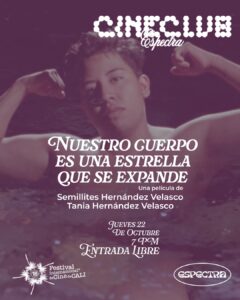 Jueves de Cine en Espectra: Nuestro Cuerpo es una Estrella que se Expande en Cali - Espectra Cali: la casa rosa verde de San Antonio que es restaurante, taller y escenario cultural al mismo tiempo
