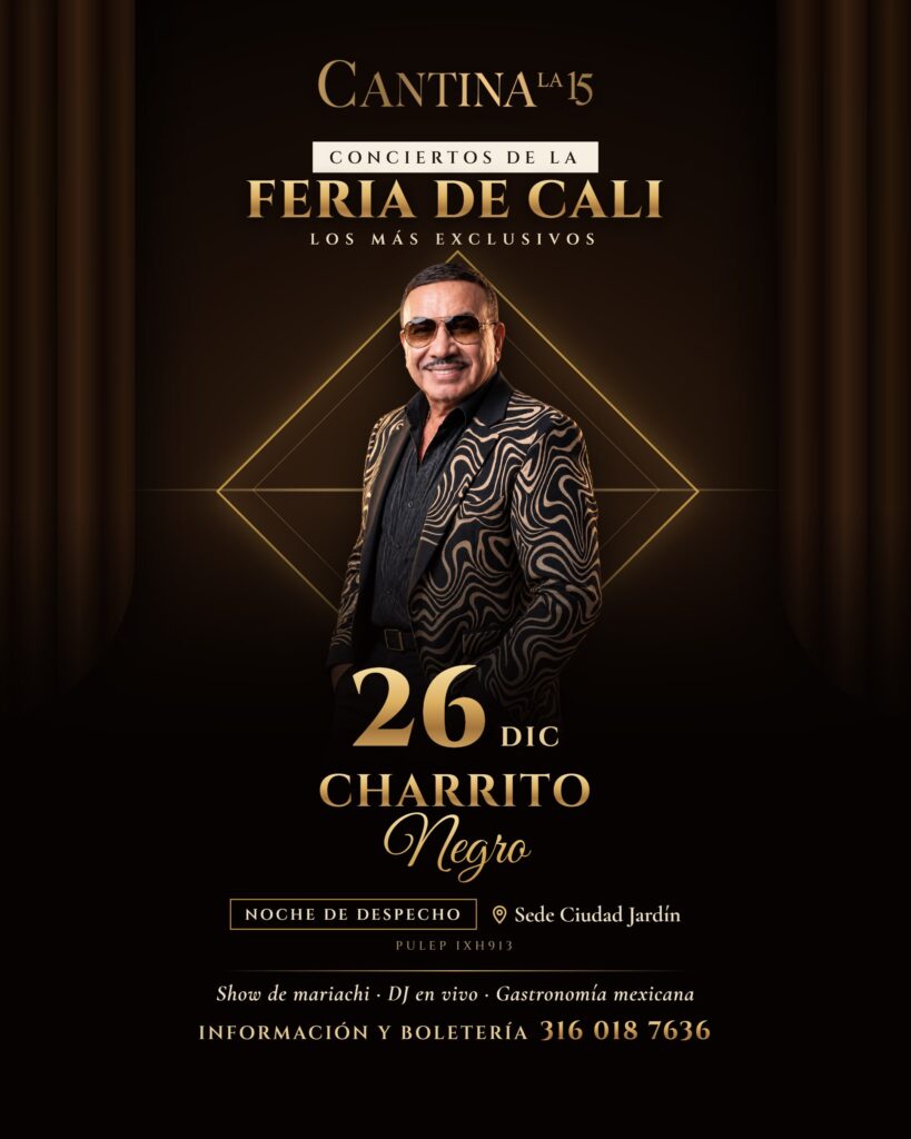 Feria de Cali en Cantina La 15: Charrito Negro