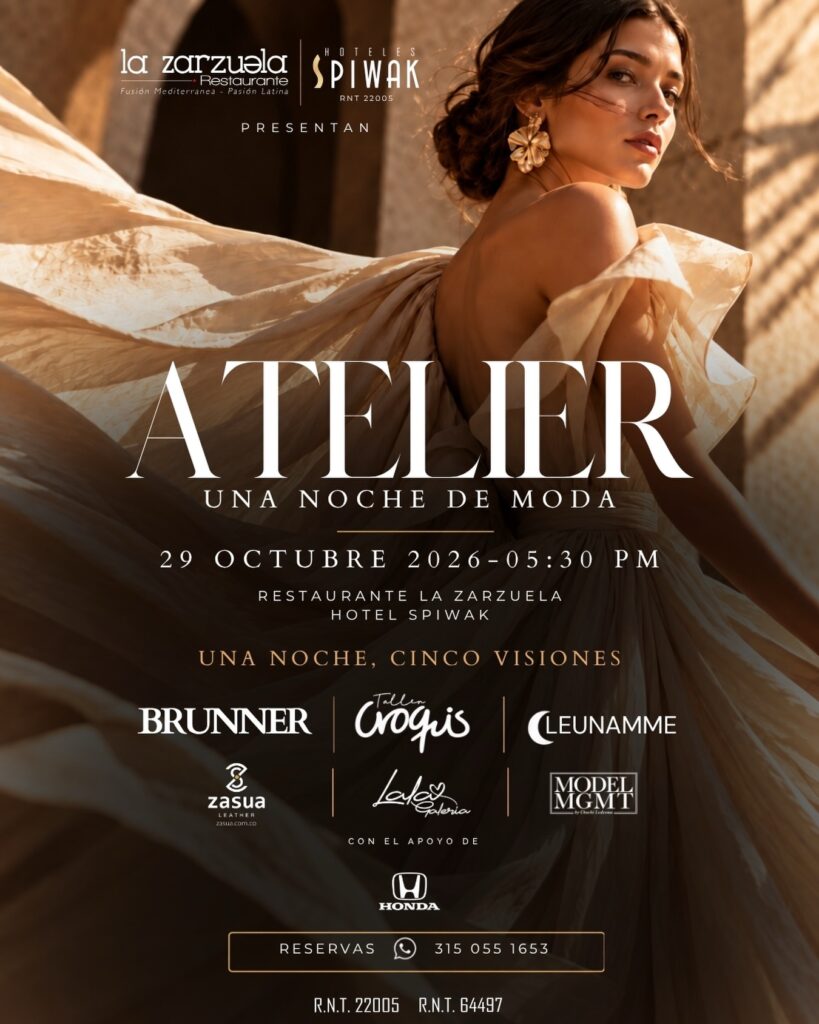 Atelier: Noche de Diseno, Estilo y Pasarela – La Zarzuela (Hotel Spiwak)