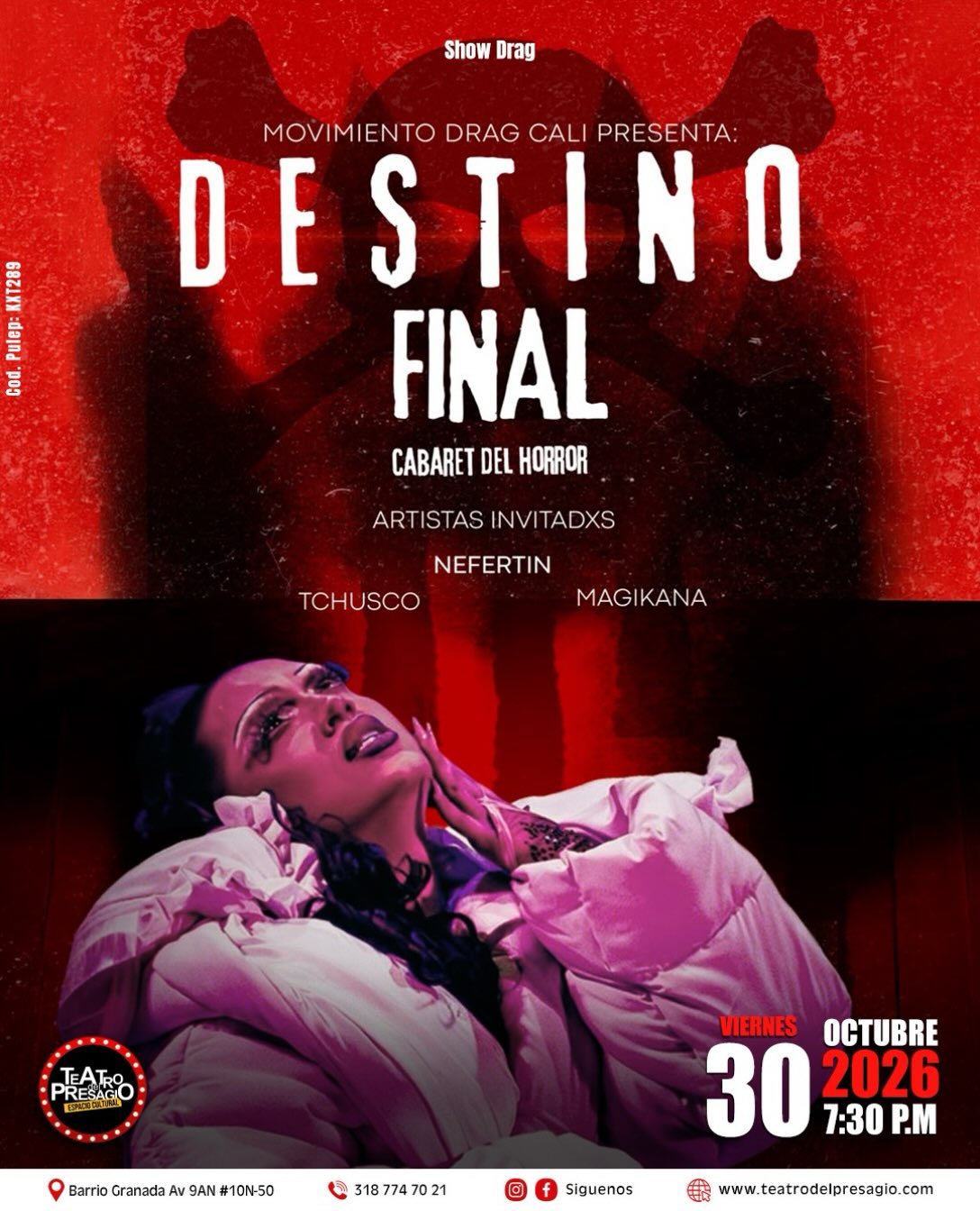 Destino Final: Cabaret del Horror (parodia Drag) – Teatro del Presagio