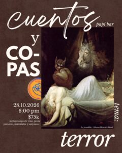 Cuentos y Copas de Terror (El Bombillo en Papi Bar) en Cali - Cali