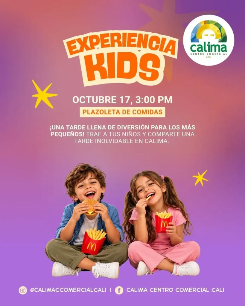 Experiencia Kids en Centro Comercial Calima