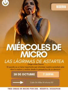 Miercoles de Micro: Las Lagrimas de Astartea (Luna Colectivo) en Cali - Teatro La Concha