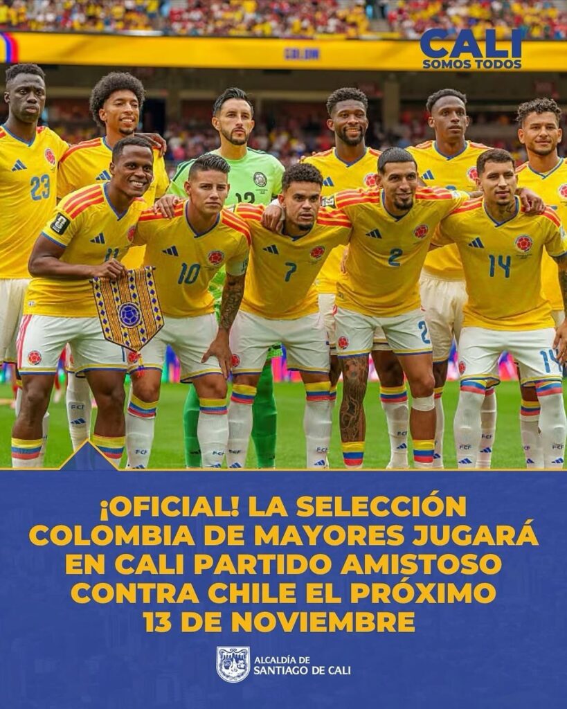 Seleccion Colombia vs Chile – Partido Amistoso Solidario