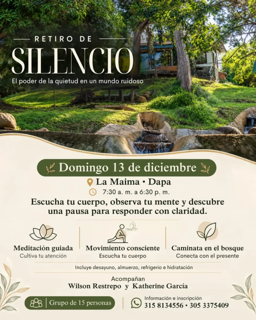 Silencio – Jornada de Inmersion en el Bosque (Cielo Ther)