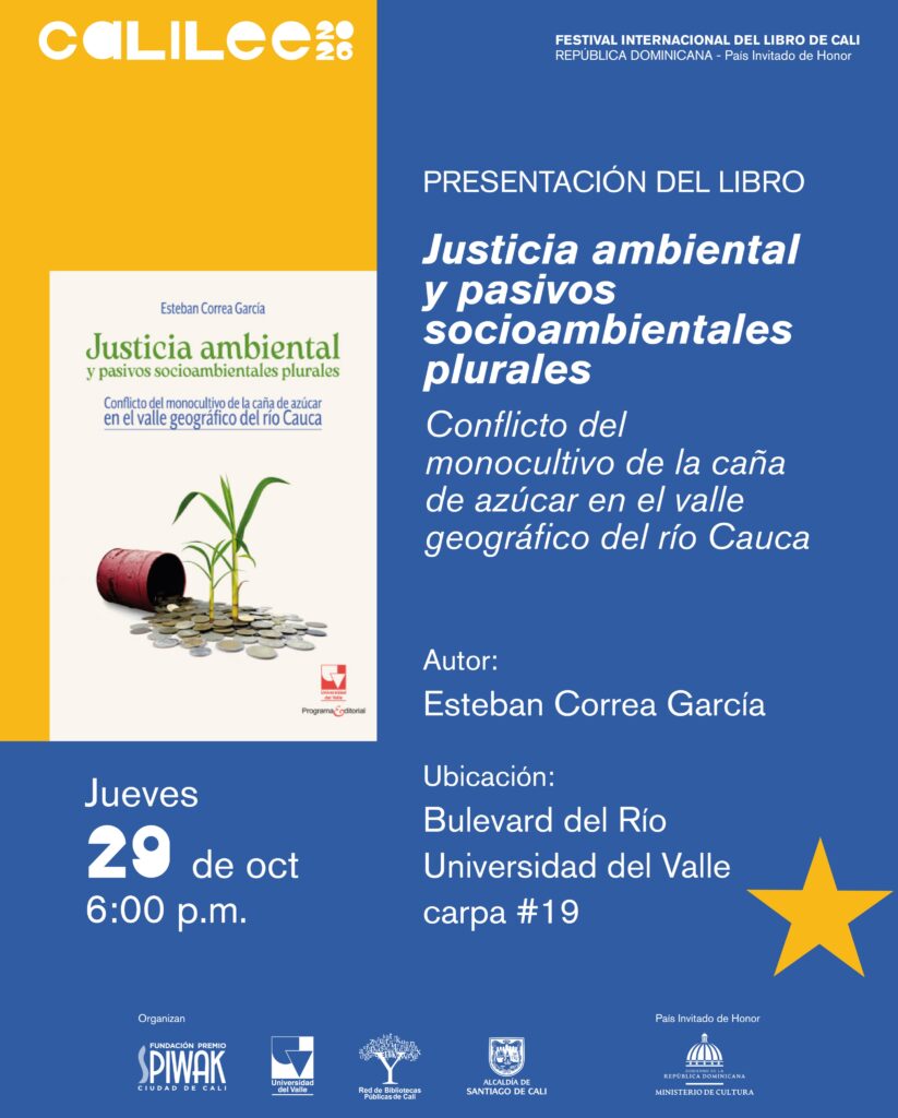 Presentacion del Libro: Justicia Ambiental y Pasivos Socioambientales Plurales (CaliLee 2026)