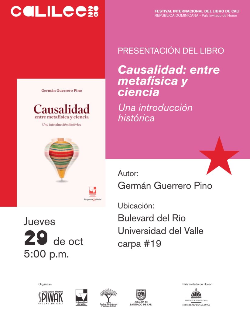 Presentacion del Libro: Causalidad entre Metafisica y Ciencia (CaliLee 2026)
