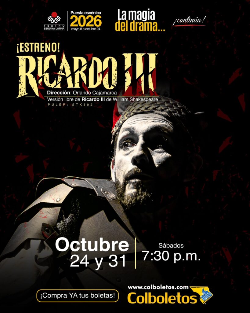 Ricardo III (funcion 31 de octubre) – Teatro Esquina Latina